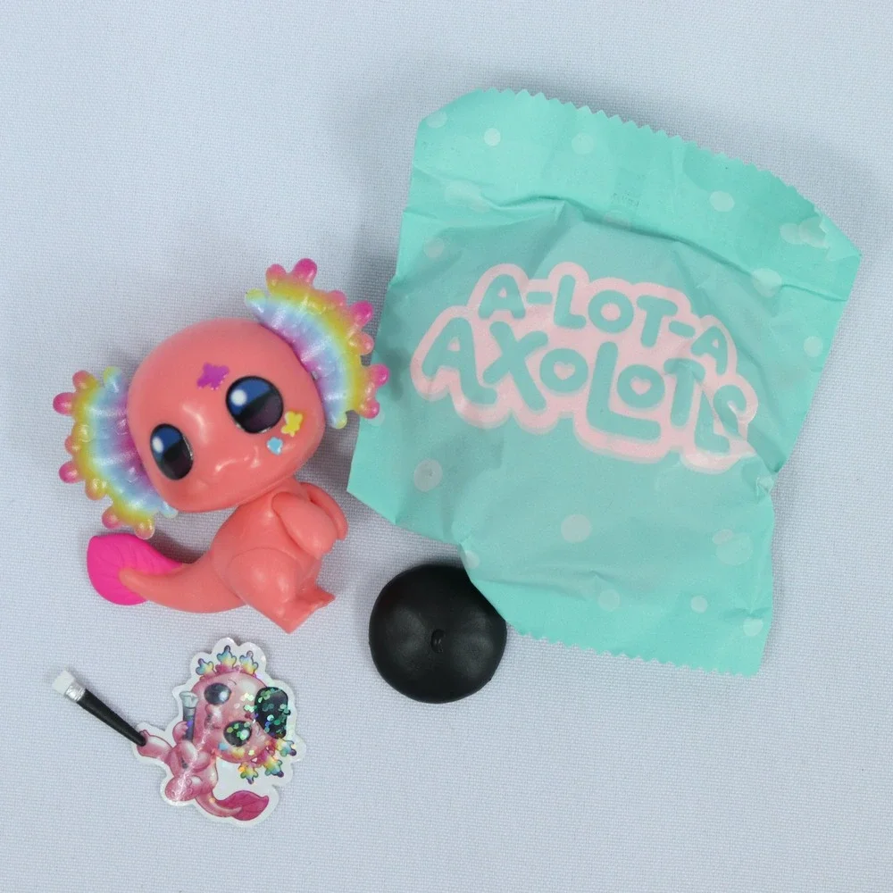 Zuru 5 Surprise A Lot A Axolotl Paint Alotol Figure w Accessories Sticker & Sand
